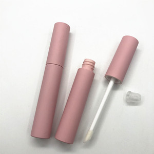 Tubes d'emballage vides en PETG rose mat 10 ml pour mascara, brillant à lèvres, sérum de croissance des cils et des sourcils avec logo personnalisé - Product Image 4