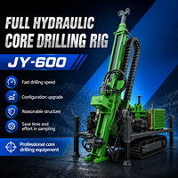 Vente directe usine de foreuse carottière diesel sur chenilles de 600 m avec système entièrement hydraulique à roulements pour l'extraction de minerai, provenant du Shandong