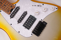 Guitare électrique MOLLO MST-60YL, configuration de micros H-H, manche en érable canadien, touche en érable, corps en peuplier, dégradé métallique brillant