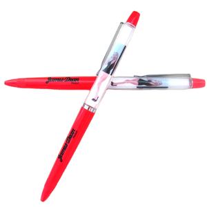 Bolígrafo <span class=keywords><strong>de</strong></span> plástico para mujer, tira <span class=keywords><strong>de</strong></span> vestido, 3D, 2D, PVC, bola líquida promocional, pelador - Product Image 1