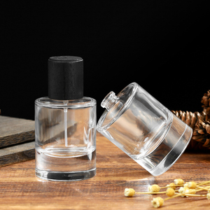 Hình Ảnh Cổ Điển 50Ml Xi Lanh Dày-Soled Tốt Phun Rỗng Trong Suốt Nước Hoa Chai Thủy Tinh Với Tùy Chỉnh Có Nắp Đậy - Product Image 2