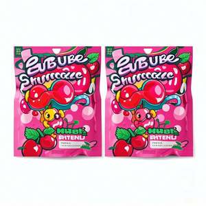 Sacs en mylar personnalisés à 3 côtés imprimés par gravure, emballage alimentaire en feuille d'aluminium zip-lock étanche à l'humidité, découpé avec logo pour le lait - Product Image 6