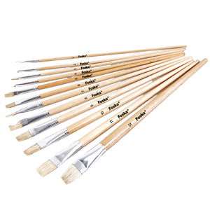 Manche en bois Brosse À Cheveux Artiste <span class=keywords><strong>Pinceau</strong></span> Ensemble - Product Image 1