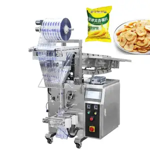 Automatic fried banana chips plantain chips tomato chips vertical packing machine with nitrogen