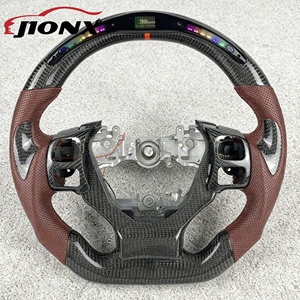 Volante de Fibra de Carbono LED de Fabricación Exquisita en Stock para <span class=keywords><strong>Lexus</strong></span> Serie IS IS250 IS350 2013-2022 Venta al por Mayor y al Detal - Product Image 1