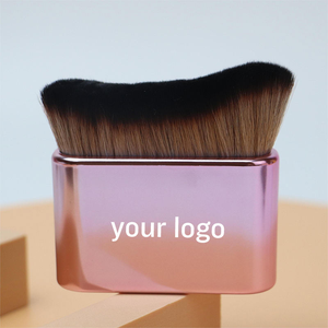 Brocha Kabuki Vegana para <span class=keywords><strong>Autobronceador</strong></span> Corporal, Bronceador, Iluminador, Corrector en Crema y Polvo, Brocha Corporal de Alta Densidad - Product Image 6