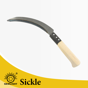 Hot Sale <strong>Sickle</strong> 1319 <strong>Sickle</strong> Professional Grain Grass Cutting Tool with Wood Handle for Farm Garden Agriculture Use - Product Image 3