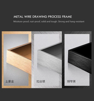 Vente en gros d'art mural sur toile avec cadre personnalisé kit de peinture sur toile images murales art mural salon