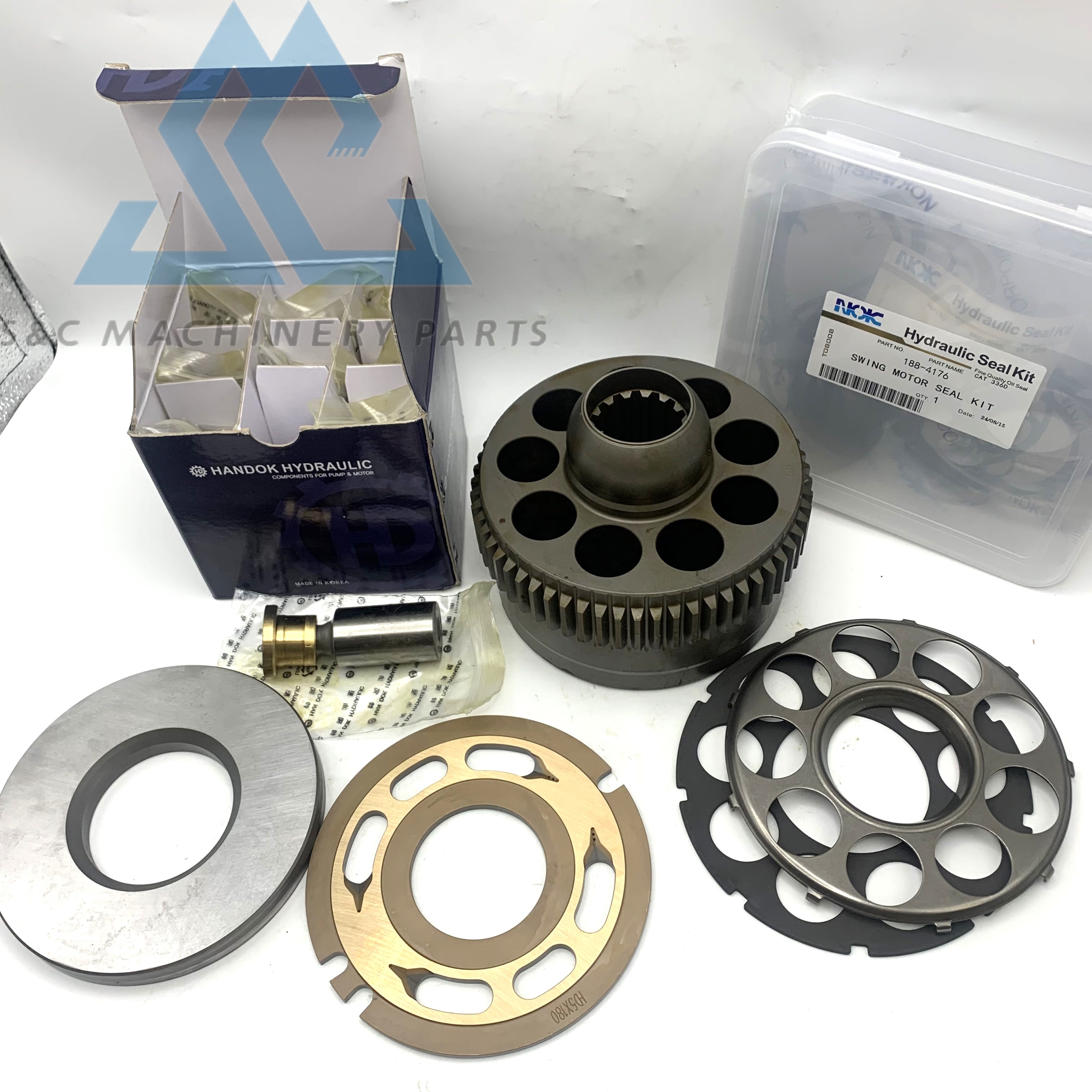 Детали мотора качания экскаватора M5X180 для CAT 330D 330C 336D 325D 325C, набор поршневых пластин блока цилиндров, клапанная пластина
