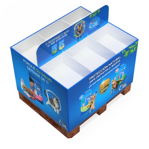 กล่องวางสินค้าปลีกแบบกำหนดเองสำหรับซูเปอร์มาร์เก็ต กล่องพับได้สำหรับวางหนังสือ กล่องกระดาษแข็งสำหรับจัดแสดงสินค้าปลีก - Product Image 3