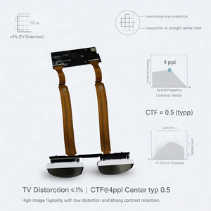 SEEYA SY049WDG09 Modul Optik Binokuler Transparan Dual 0.49 inci Si-OLED 1920x1080 >41 FOV 0D -5D Diopter AR Near-Eye - Product Image 4