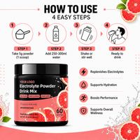 Poudre de Multivitamines, Minéraux et Électrolytes |   Complément Sportif Végétalien à la Créatine 40-49g Protéines pour l'Hydratation et les Performances en Entraînement OEM