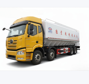 Camión de Transporte de Alimentos a Granel CLW 40000L, 8x4, 463hp, Tanque de Acero al Carbono, Tornillo Eléctrico, para Entrega de Alimentos para Ganado - Product Image 2