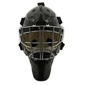 New 9-layer Straight Ball Mask 4.8 Wire Diameter Stainless Steel Carbon Fiber Vertical Cage Ice Hockey Goalie Helmet