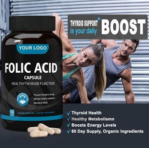 תוסף צמחי OEM <span class=keywords><strong>500</strong></span> מ\\\"ג קפסולות רכות של ויטמין <span class=keywords><strong>B</strong></span> קומפלקס, חומצה פולית (ויטמין B9), למבוגרים ובני נוער, לא מומלץ לנשים בהריון - Product Image 5