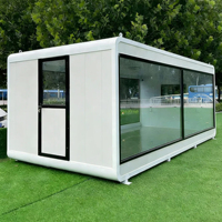 Maison conteneur moderne et stable de type Apple Cabin, avec une intégration robuste pour bureaux et hôtels, support en ligne