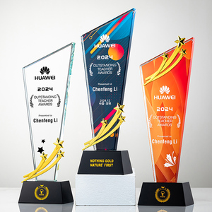 छोटे पुल नए डिजाइन अनुकूलित लोगो जिमनास्टिक फुटबॉल पुरस्कार क्रिस्टल हस्तशिल्प शिल्प धातु स्टार क्रिस्टल ट्रॉफी - Product Image 1