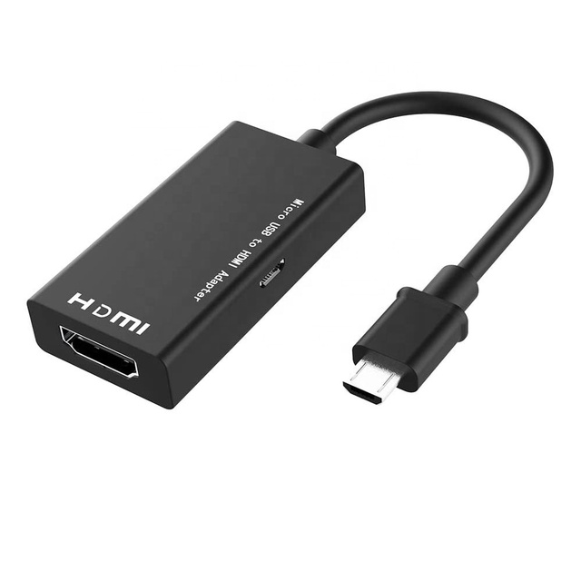 Video Converter 5pin Micro Usb Slim Port to Hdmi 1.4 Hdtv Cable Adapter 1080p Mirco USB to Hdmi for Lg G2 G3 Nexus 7 5 4