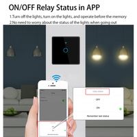 Tuya interrupteur mural intelligent WiFi tactile panneau en verre trempé 1/2/3/4gang Smartlife télécommande Support Alice Google Home Alexa