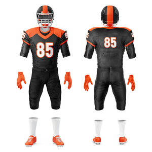 Sublimación Equipo personalizado Uniformes de fútbol americano Jersey de fútbol americano Conjuntos de uniformes cortos - Product Image 6