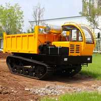 Diesel-Raupendumper 8 Tonnen 12 Tonnen Gummiketten-Landwirtschafts-Diesel-Mini-Raupendumper Preis Raupentransporter Dumper