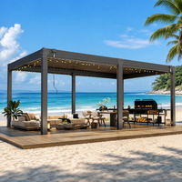 Pergola en aluminium de haute qualité Sweet Home avec lames orientables motorisées, structure bioclimatique imperméable
