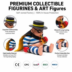 Figura de Acción Personalizada en PVC <span class=keywords><strong>3D</strong></span>, Figura de Vinilo Artística, Modelo de Juguete de Dibujos Animados, Figuras Coleccionables de Animales, Escala 1/6, Servicio de Juguetes Coleccionables - Product Image 1
