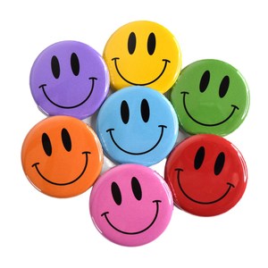 <strong>Button</strong> Retro Pinback <strong>Badge</strong> Classic Backpacks Accessory Women PinsTin <strong>Custom</strong> Fun Brooch <strong>Button</strong> Icons Happy Smiley Face Pin <strong>Badges</strong> - Product Image 1