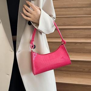 Bolso de Hombro Clásico para Mujer al por Mayor, Bolso de Axila, Cartera con Cremallera, Bolso de Hombro Retro de Moda - Product Image 5