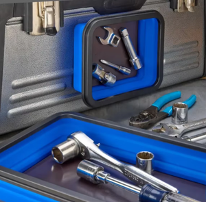 Vente d'usine Qualité 3 Pièces Isolantes En Silicone Pliable Magnétique Pièces Plateau Ensemble Avec Base Magnétique Double Face De Terre Rare - Product Image 3