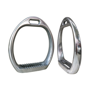 Phương Tây cưỡi ngựa nhôm đua stirrups tack ngựa stirrups thiết bị yên với cao su hoặc sắt Pad - Product Image 1