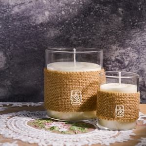 Vela de cera de soja natural en frasco de vidrio - Product Image 5