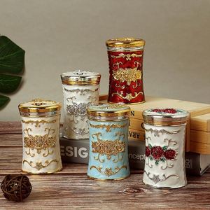 Creative European Style <b>Plastic</b> Toothpick Box with Rose Design for Restaurant Hotel KTV Living Room Coffee <b>Table</b>-Zhejiang Origin - Product Image 4