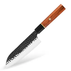 Professionale 7 pollici Super affilato acciaio al carbonio cucina cucina mannaia Santoku coltello