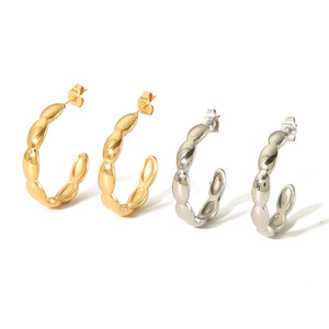 <b>Cuff</b> <b>Earrings</b> Geometric 18K Gold Plated Stainless Steel Women's Fashion Jewelry - Product Image 3