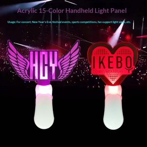 Bastón Fluorescente LED para Nochevieja, Barra <span class=keywords><strong>de</strong></span> Apoyo para Conciertos, Lámpara <span class=keywords><strong>de</strong></span> Mano Personalizable con Luz Intermitente - Product Image 2
