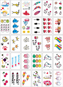 Tatouages temporaires imperméables, nouveau design, pour le corps entier, personnalisés, pour hommes et femmes, tatouages modernes minimalistes de luxe - Product Image 6