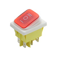 Interrupteur à bascule KCD4 12V 2 positions pour voiture, bateau, mini-rasoir électrique 6A/250V 10A/125V AC IP65 4P