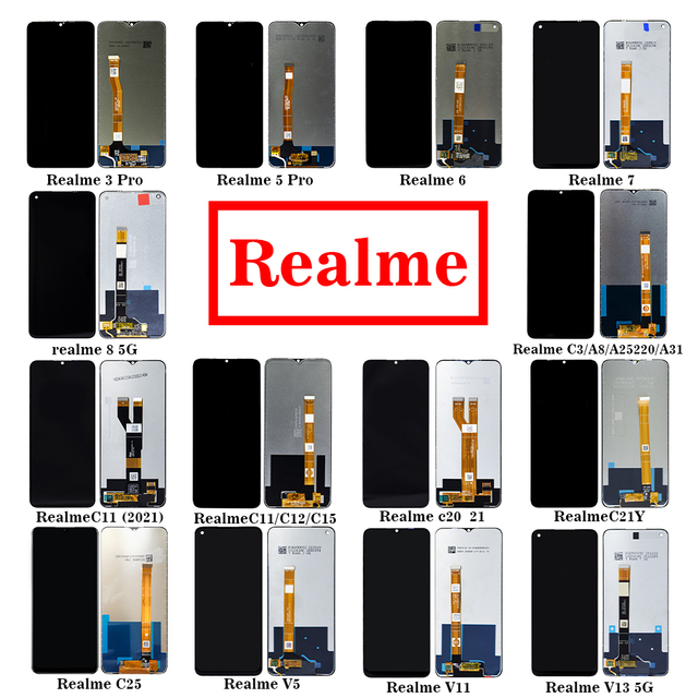 Replacement Mobile Phone Screen for Oppo Realme C61 C63 Narzo N63 Universal Lcd Display