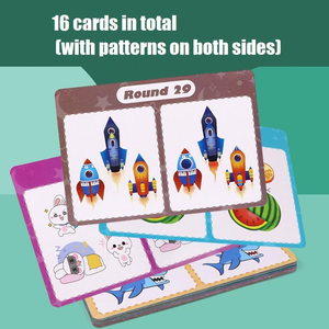 <span class=keywords><strong>Jeu</strong></span> de puzzle de recherche de différences pour enfants, jouet d'entraînement à la concentration, <span class=keywords><strong>jeu</strong></span> de défi visuel, casse-tête de bureau - Product Image 3