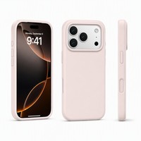 Coque de téléphone en silicone liquide pour iPhone 18 Pro Max 16 17 Pro, antichoc, anti-rayures, doublure en microfibre, protection intégrale