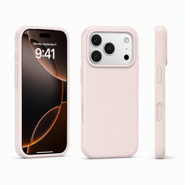 Liquid Silicone Phone Case for iPhone 18 Pro Max 16 17 Pro Shockproof Anti Scratch Microfiber Lining Full Body Protection Cover