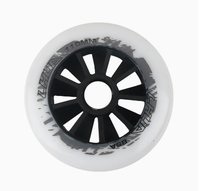 Roues de patinage de vitesse en ligne 90mm 100mm 110mm 85A PU sans roulement 3 couleurs noir blanc bleu or vente en gros