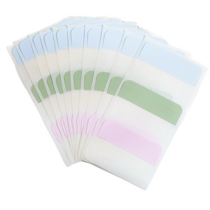 Sen Color Index Tabs Easy Tear Classification Label Stickers Ins Style Adhesive Writable Memo Marker Stickers Customizable - Product Image 1