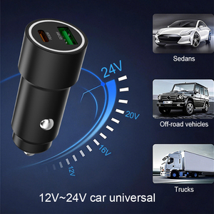 Caricabatterie per Auto IBD in Lega di Alluminio con Doppia Uscita USB Type-<span class=keywords><strong>C</strong></span> QC 48W 30W 18W, Ricarica Rapida per <span class=keywords><strong>iPhone</strong></span> Samsung - Product Image 5