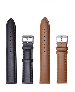 Bracelet en cuir pour la montre, avec cuir double face sur la surface de la boucle Bracelet de montre anti-sueur18.20.22.24mm - Product Image 1