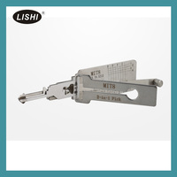 Outil de décodage automatique Lishi 2 en 1 pour véhicules GM (MIT8/GM15) - Acier inoxydable, utilisation professionnelle par les serruriers automobiles, non destructif