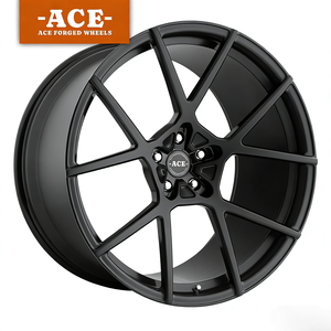 Jantes forgées ACE, noir satiné, 5x110, 5x112, 5x114.3, 5*120, jantes en alliage pour voitures particulières, pour Tesla, Porsche, BMW, Audi, Mercedes, Mustang - Product Image 1