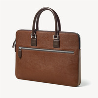 Sac à bandoulière vintage de luxe en cuir véritable fait main pour homme, avec logo personnalisé, étanche, pour ordinateur portable, de haute qualité, par Mount Yanzhi