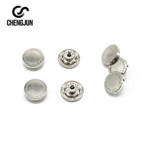 Designer de luxe boutons pression crête Logo cuivre strass pour haute couture marque Blazers mariage pour sacs vêtements fantaisie - Product Image 4